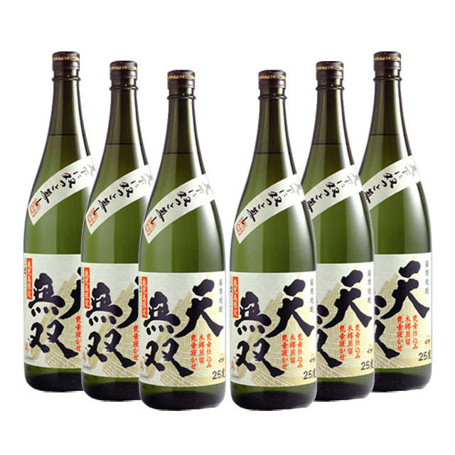 さつま無双 芋焼酎 天無双 25度 1.8L × 6本 瓶 芋焼酎の商品画像