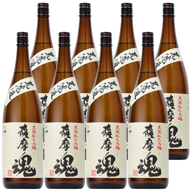 萬世酒造 芋焼酎 薩摩魂 25度 1.8L × 8本 芋焼酎の商品画像