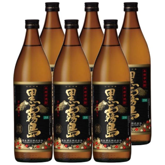 霧島酒造 芋焼酎 黒霧島 25度 900ml × 6本 瓶 黒霧島 芋焼酎 - 最安値