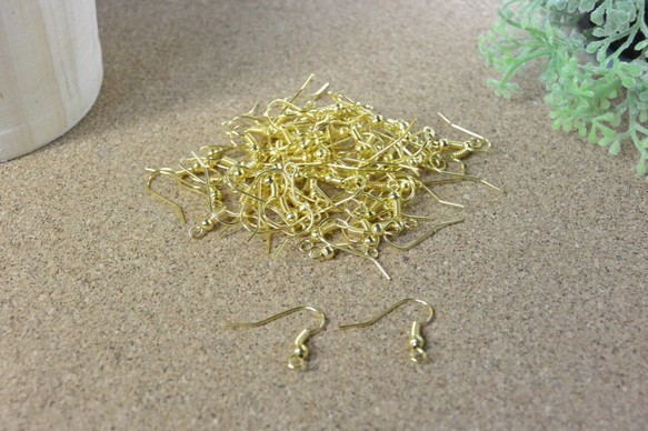  аксессуары детали 2cm серьги крюк Gold 30 шт. комплект ручная работа рукоделие 