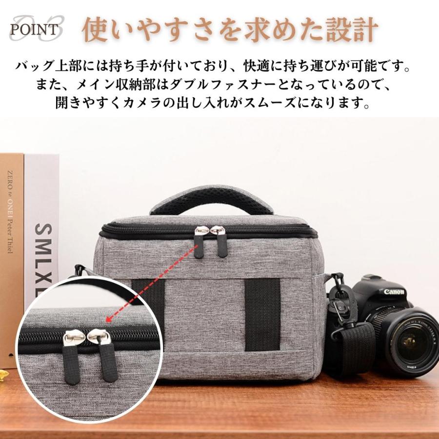  camera bag shoulder single‐lens reflex woman stylish camera case high capacity inner light weight simple beginner diagonal .. water repelling processing man and woman use 