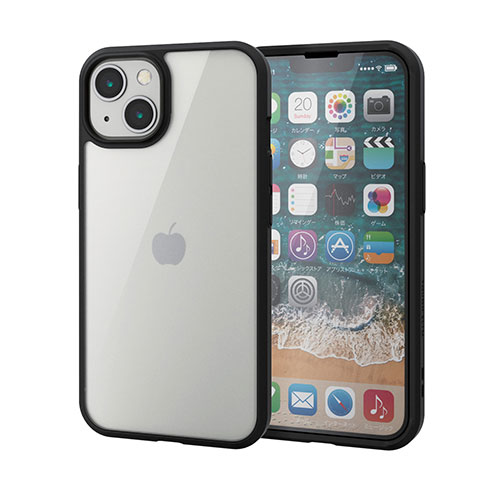 ELECOM iPhone 14/13 TOUGH SLIM 360度保護 PM-A21BTS3BK（ブラック）×1個 TOUGH SLIM iPhone用ケースの商品画像