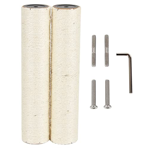 ECCIBOUN диаметр 7.4cm коготь точить paul (pole) кошка коготь .. для фигурная скобка лен башня для кошки paul (pole) кошка tower изменение лен стойка ( 2 шт M8-35CM)