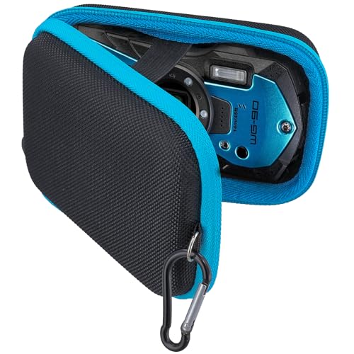  Pentax RICOH PENTAX WG-90 цифровая камера специальный кейс для хранения WG серии ( голубой. молния )-Khanka