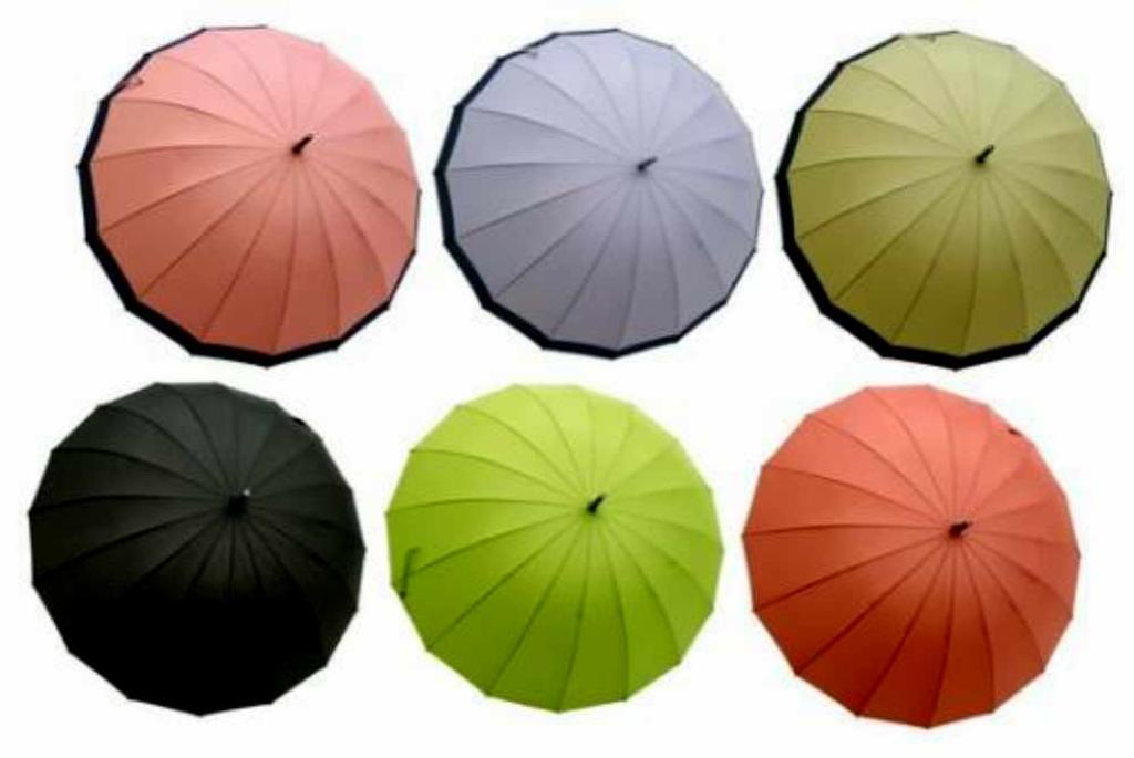 60cm16本骨グラスファイバー和傘 #540の商品画像