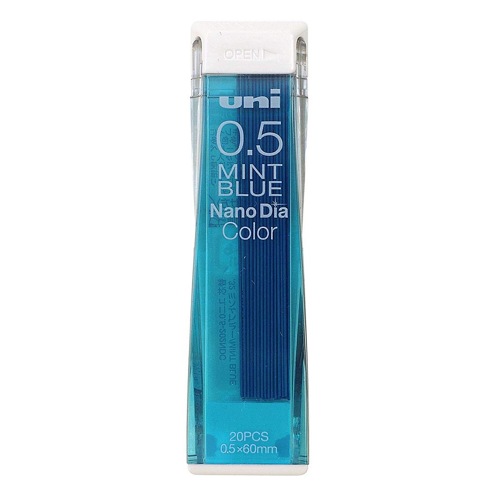 ユニ ナノダイヤ カラー芯 0.5mm （ミントブルー） U05202NDC.32 ×10セット