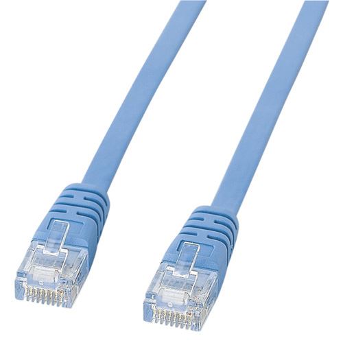  почтовая доставка отправка Sanwa Supply категория 6 ленточный кабель 3m KB-FL6-03LBN 00025220