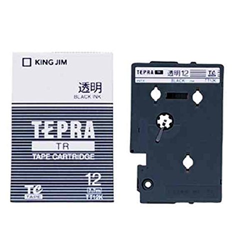 KING JIM テプラ TRテープカートリッジ TT12K 12mm （透明・黒文字）×3個 テプラ TEPRA PRO ラベルプリンター、ラベルライターの商品画像