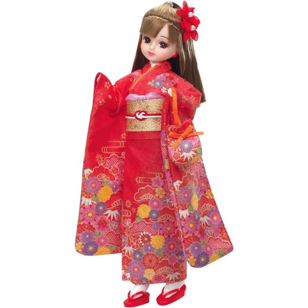 タカラトミー リカちゃん LD-30 Kimonoリカちゃん 紅の商品画像