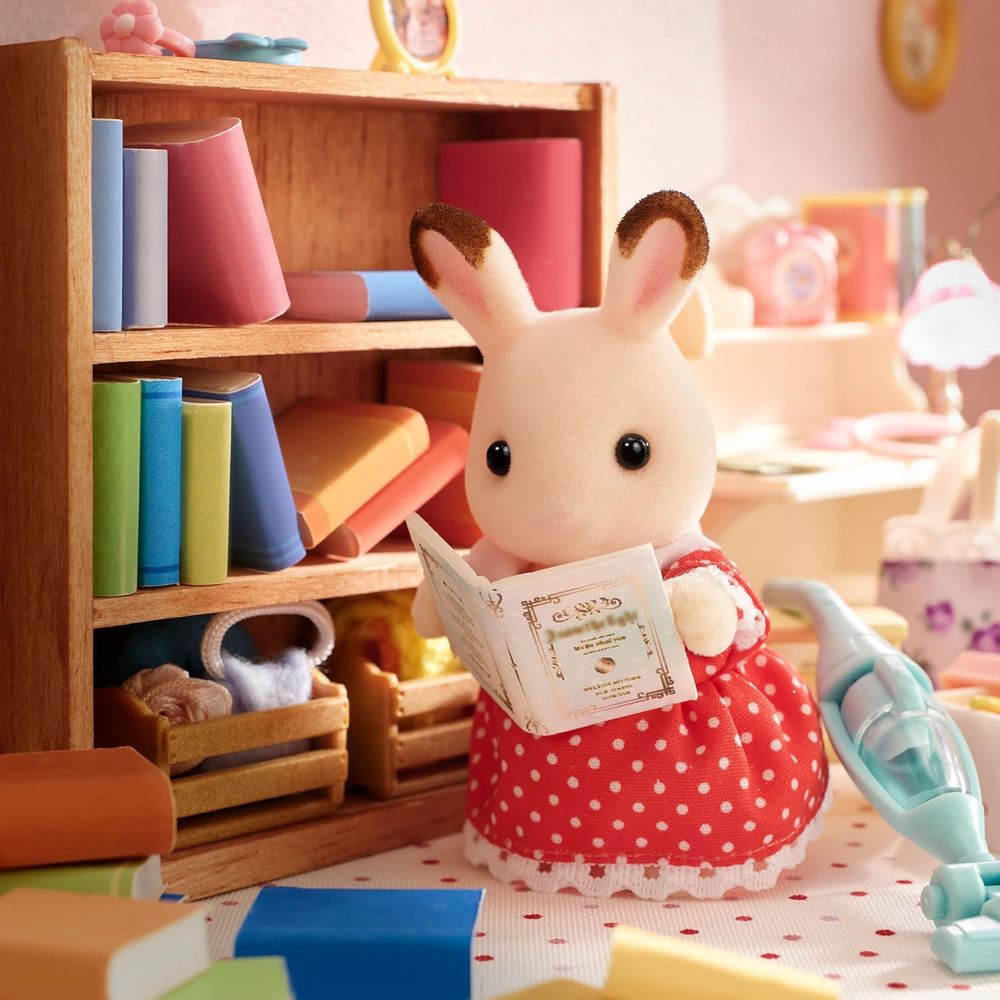  Epo k фирма Sylvanian Families кукла шоколад заяц. девочка u-103 ST Mark засвидетельствование 3 лет и больше игрушка кукольный дом 