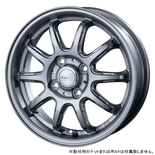  Hijet /N-VAN/ Atrai /etc new goods wheel only 4ps.@AZ-SPORT RC-10 12 -inch 4.00B +42 4H 100P ^ gome private person addressed to is postage separately ^