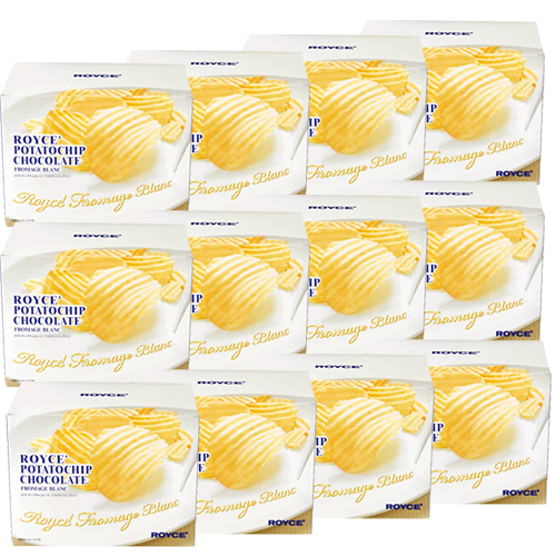 ROYCE' ロイズ ポテトチップチョコレート フロマージュブラン 190g×12個 チョコスナック、チョコバーの商品画像