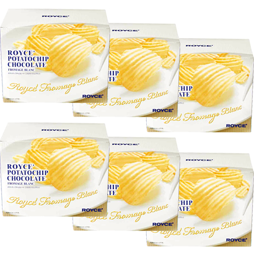 ROYCE' ロイズ ポテトチップチョコレート フロマージュブラン 190g×6個 チョコスナック、チョコバーの商品画像