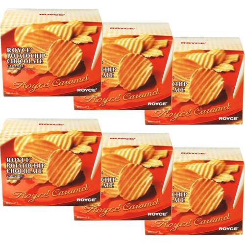 ROYCE' ロイズ ポテトチップチョコレート キャラメル 190g×6個 チョコスナック、チョコバーの商品画像