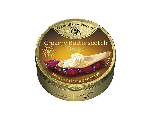 カベンディッシュ＆ハーベイ クリーミーバタースコッチドロップス 175g×1個の商品画像