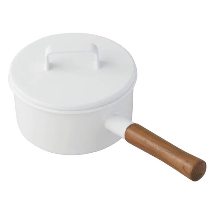 365methods 365methods ソースパン IH対応 16cm（ホワイト）YY-16S.W 片手鍋の商品画像