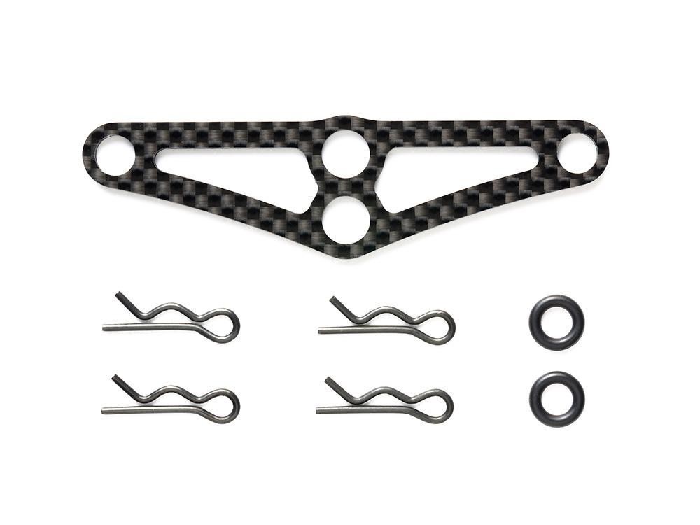 タミヤ OP.1782 ツーリングカー用カーボンボディマウントメンバー