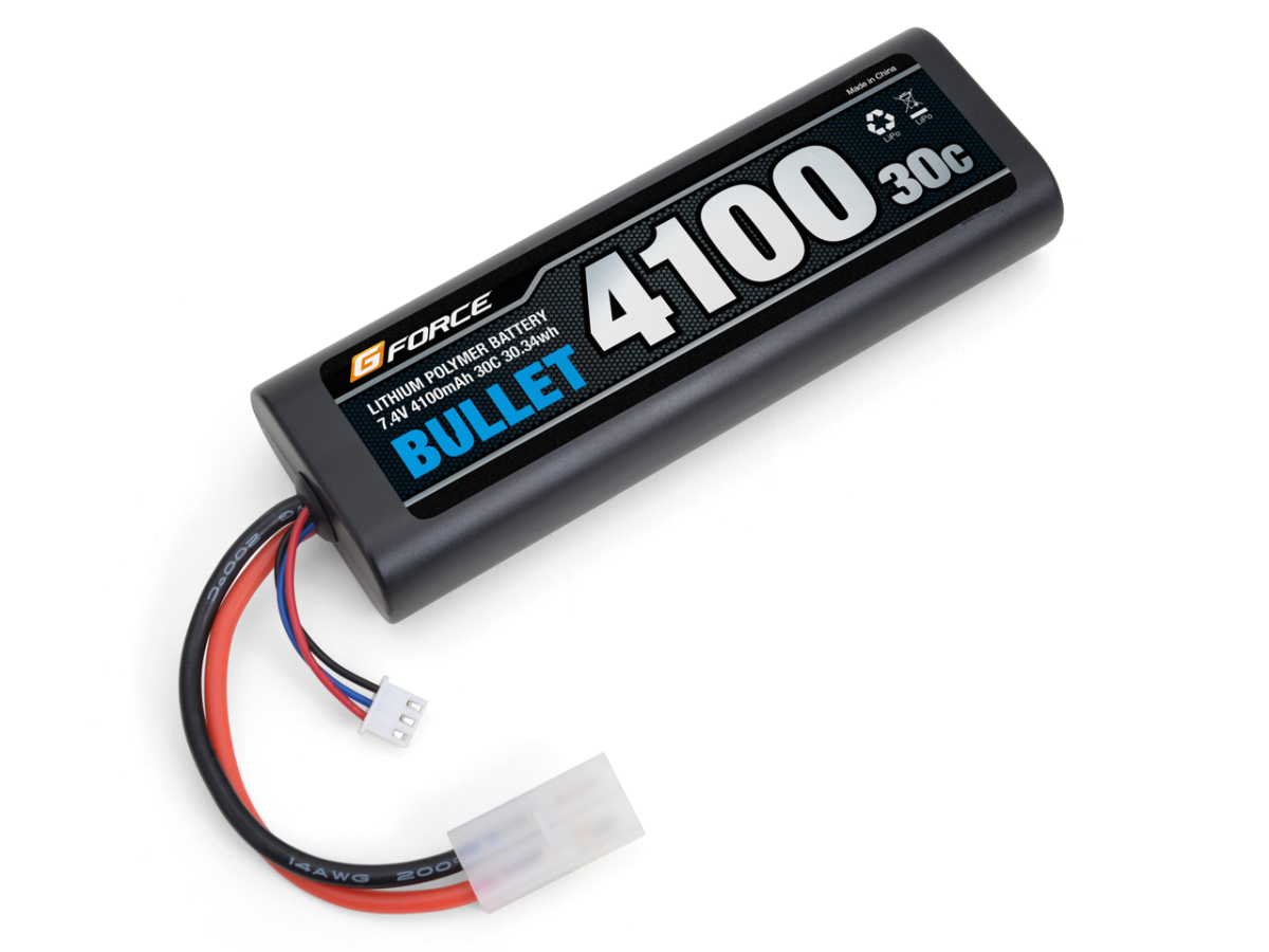 バッテリー BULLET LiPo 7.4V 4100mAh GFG008の商品画像