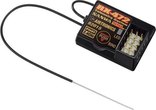 サンワ レシーバー RX-472（2.4GHz FHSS4/FHSS3 SSL対応 SSRモード対応