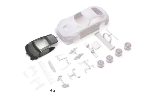 京商 メルセデス AMG GT3 ホワイトボディセット未塗装ホイル付 MZN198