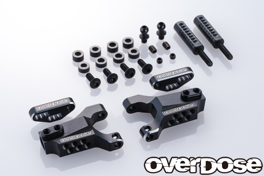 OVERDOSE アジャスタブルアルミフロントサスアームType-3 （For OD