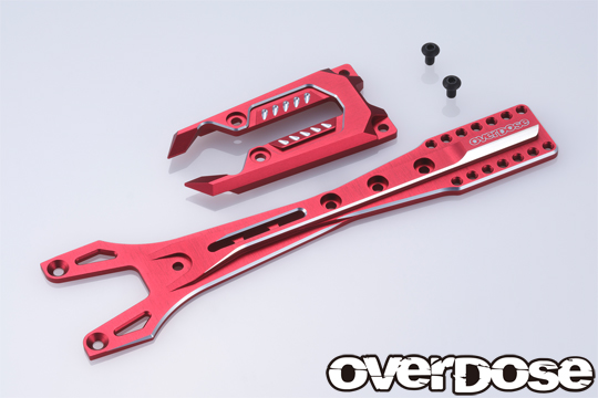 ラジコンパーツ overdose アルミセット ラジコンパーツ OVERDOSE OVERDOSE アルミアッパーシャーシ
