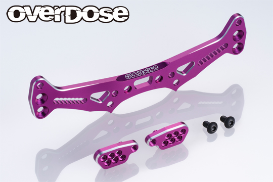 OVERDOSE ESアルミショックタワー OVERDOSE ES アルミリヤショックタワー（For GALM シリーズ/ ブラック