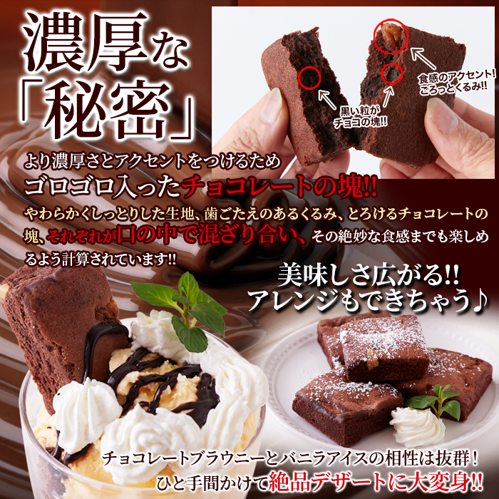 [10%OFF coupon ] chocolate brownie chocolate cake chocolate cake Mother's Day with translation piece packing sweets popular large amount pastry normal temperature Hokkaido production chocolate 500g