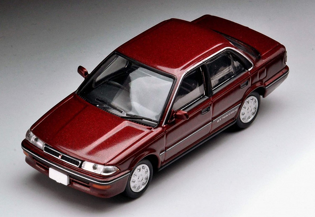トミーテック LV-N147d カローラ 1600GT （赤） （1/64スケール トミカ