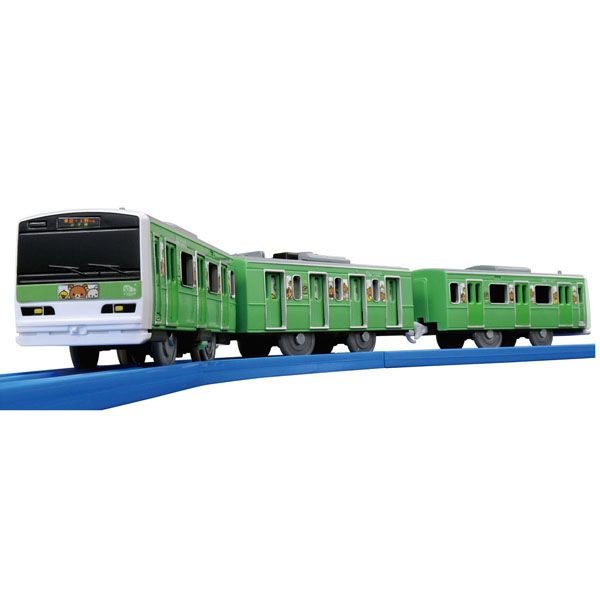 タカラトミー プラレール ぼくもだいすき！たのしい列車シリーズ リラックマみどりの山手線ラッピングトレイン レールトイの商品画像