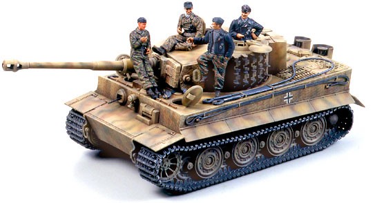 タミヤ ドイツ 重戦車 タイガーI型（後期生産型）（1/35スケール