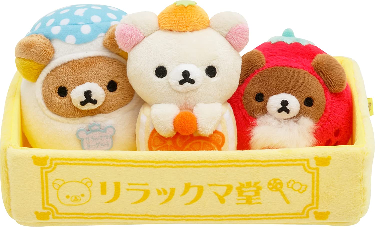 San-X リラックマ 駄菓子シリーズ 駄菓子ぬいぐるみセット リラックマ