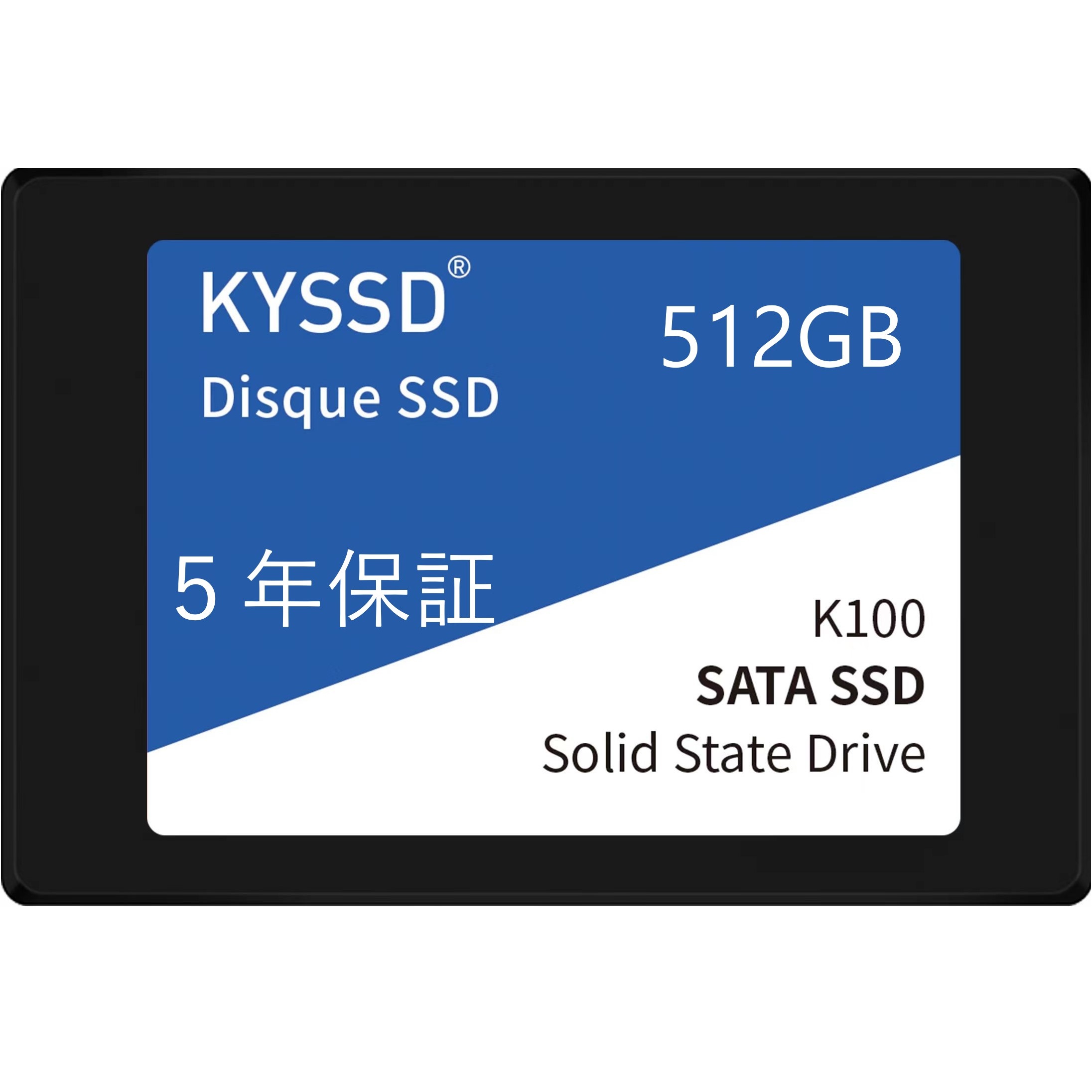 KYSSD K100 2.5インチ 7mm SATA 512GB 内蔵型SSDの商品画像