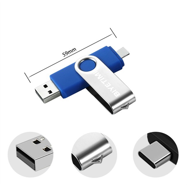 USB memory 64GB TypeC smartphone Android iPhone15~ backup USB2.0 2 terminal attaching PayPay #