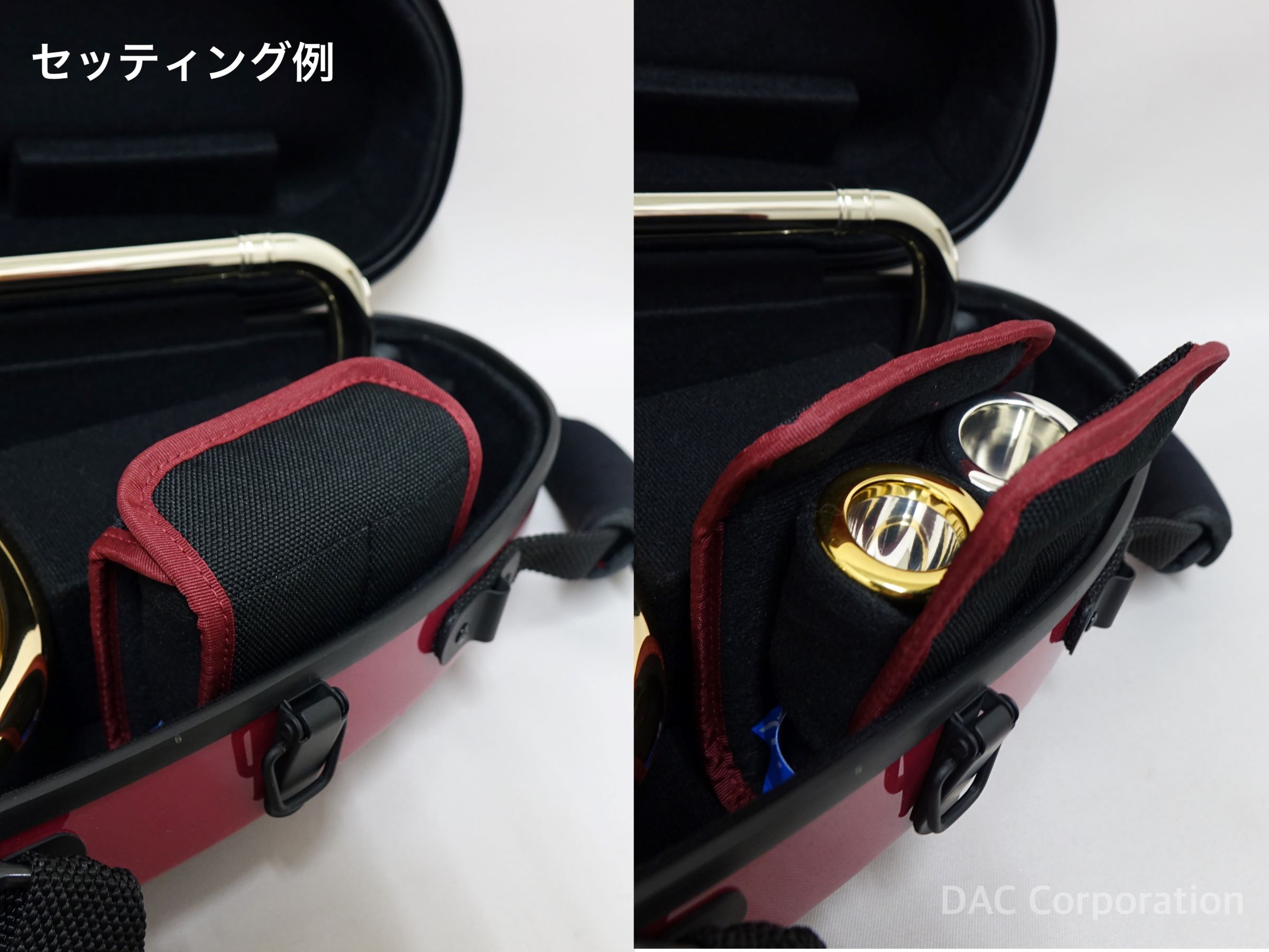  trombone | euphonium slim mouthpiece case ( pouch | holder )DAC original 2 ps for TB2MC