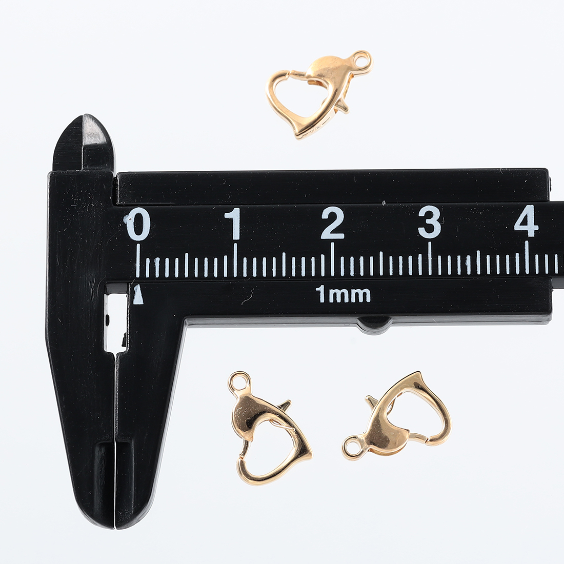  краб can Heart Gold KC золотой 100 шт 12mm металлические принадлежности застежка аксессуары брелок для ключа ремешок детали AP2116