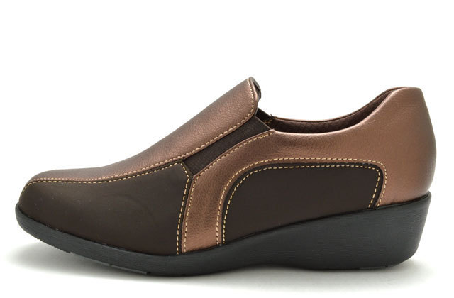[ бесплатная доставка ( Hokkaido, Okinawa за исключением )] анютины глазки pansy комфорт обувь повседневная обувь ..... женский женщина 3E широкий обувь 4434 черный Brown 