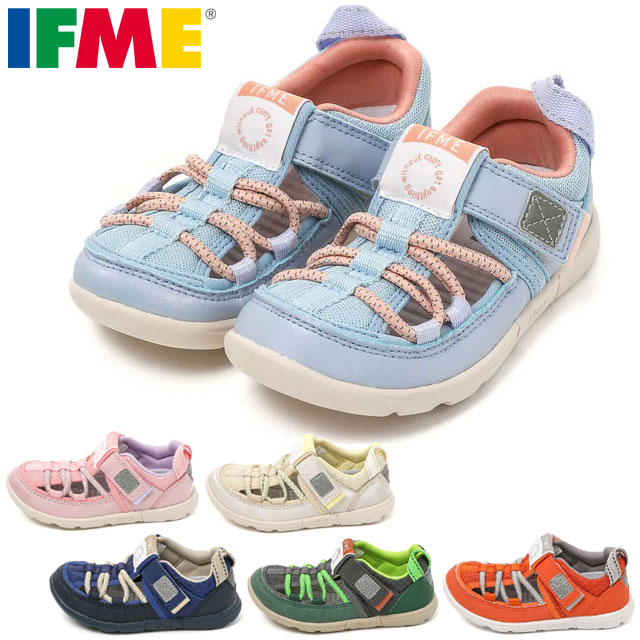 [ бесплатная доставка ( Hokkaido, Okinawa за исключением )]ifmi-IFME 20-4318 вода обувь Kids сандалии ребенок обувь голубой розовый бежевый темно-синий зеленый orange 