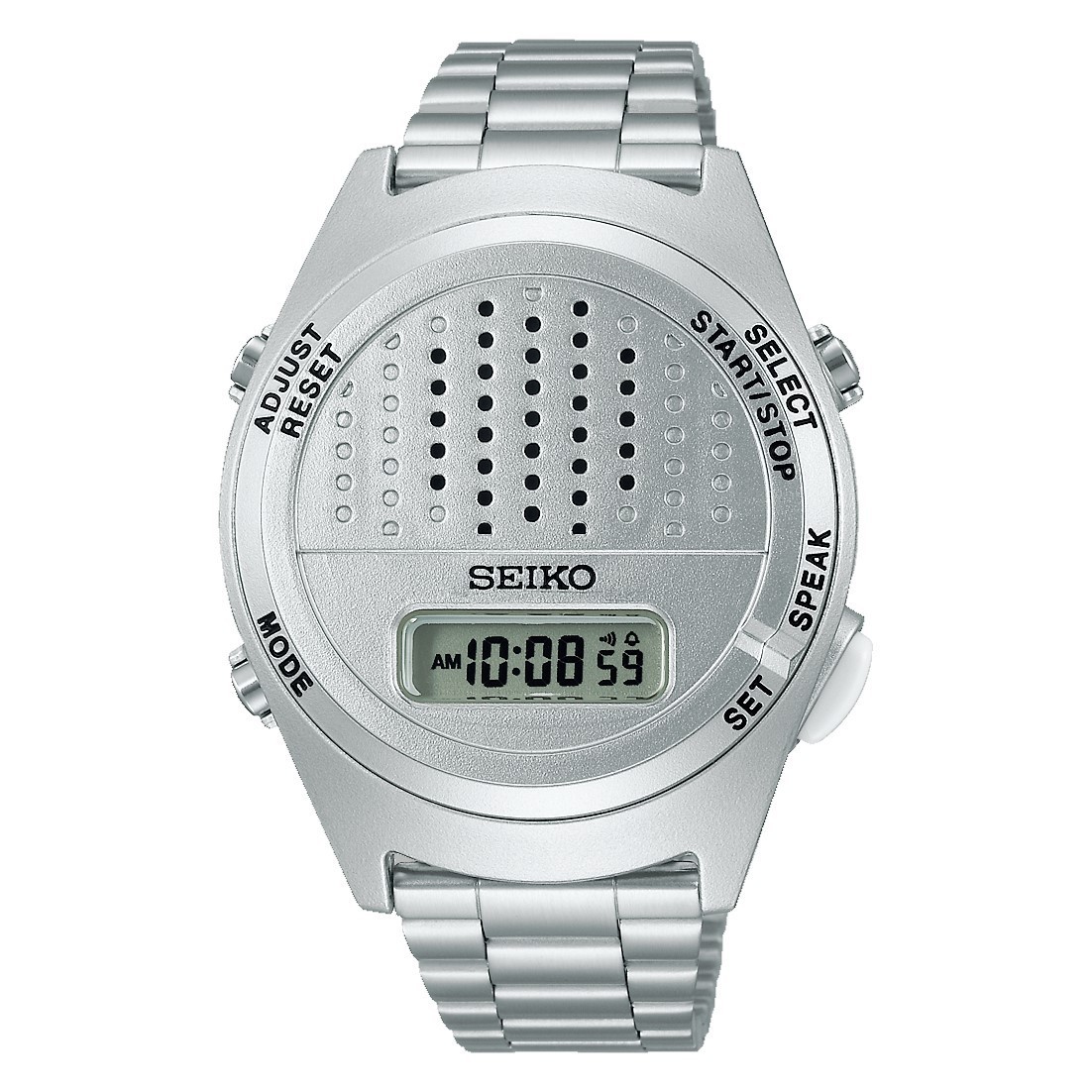 SEIKO 音声デジタル腕時計 SBJS010 楽天市場】【送料無料】seiko セイコー 音声デジタルウォッチ 腕時計