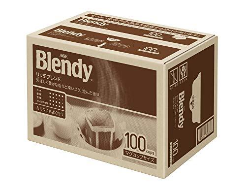AGF AGF ブレンディ レギュラー・コーヒー ドリップパック リッチ・ブレンド 100袋入×1箱 100袋 Blendy カップ用ドリップバッグコーヒーの商品画像