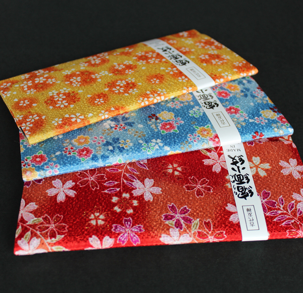 ... inserting CHIRIMEN PURSE ticket inserting lottery inserting gift Kyoto pattern assortment made in Japan . earth production 