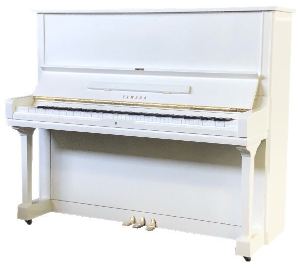 [ rental ] Yamaha U3H< silencing with function * white special order >( used repeated adjustment goods / as good as new )