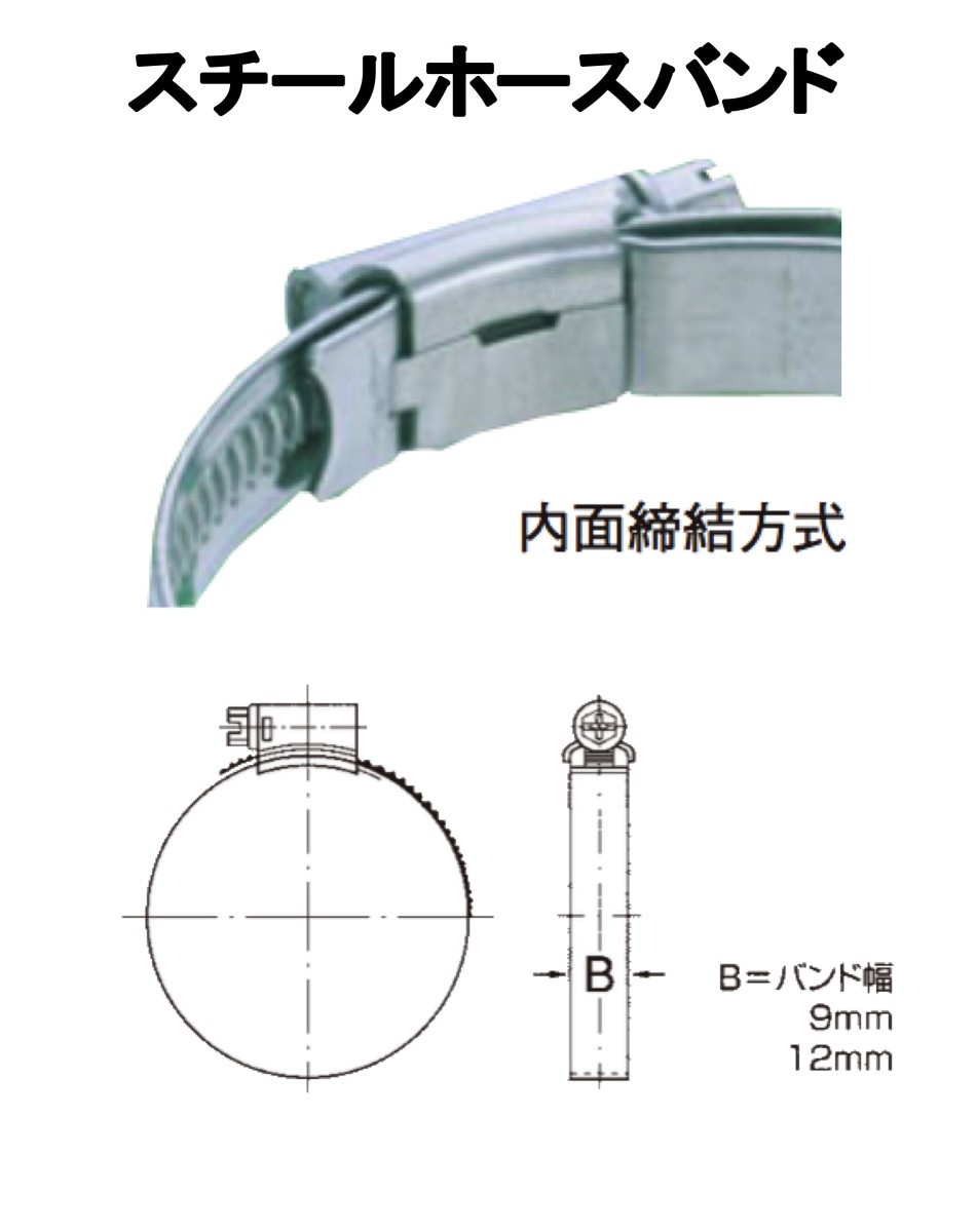 1 коробка (10 входить ) IDEAL 2X W1-60 затягивание область 40mm~60mm шланг частота steel металлический 