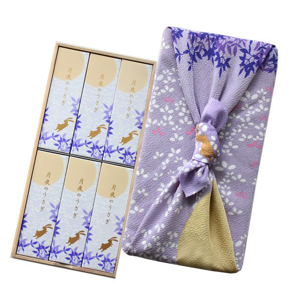 日本香堂 月夜のうさぎ 桐箱 6入 × 1箱の商品画像