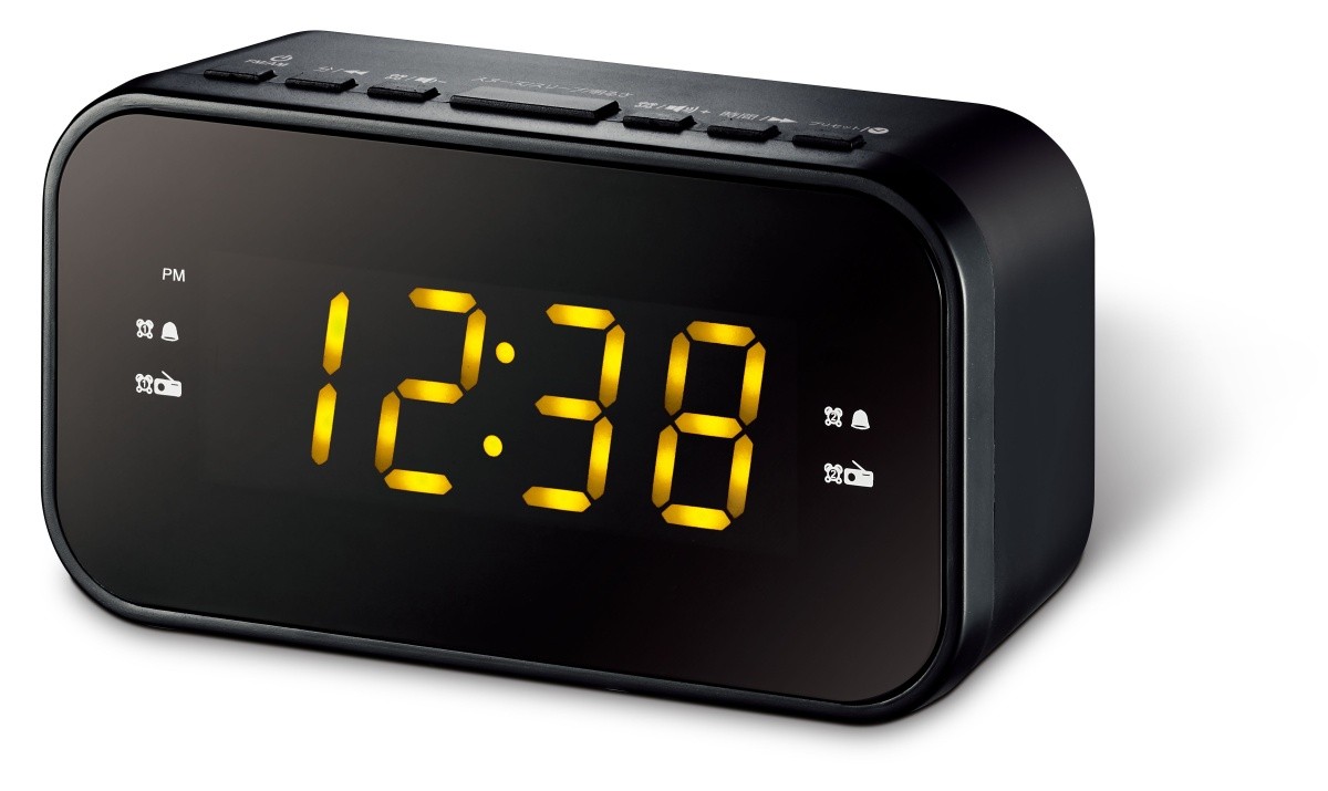WINTECH WINTEC AMFM搭載クロックラジオ CR-X1 （ブラック） 置き時計の商品画像