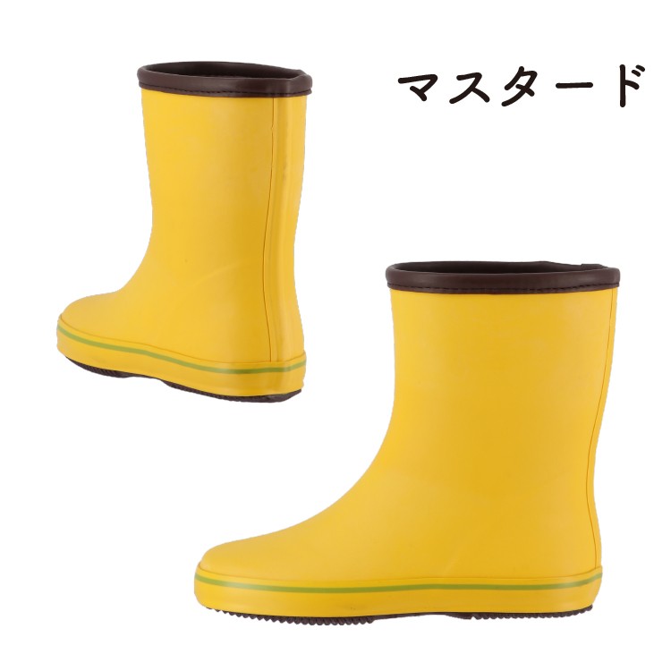  boots lady's Lulu L-05 woman woman rain boots Raver boots rubber length mud . in other words difficult bottom design light weight .. rubber KOHSHIN