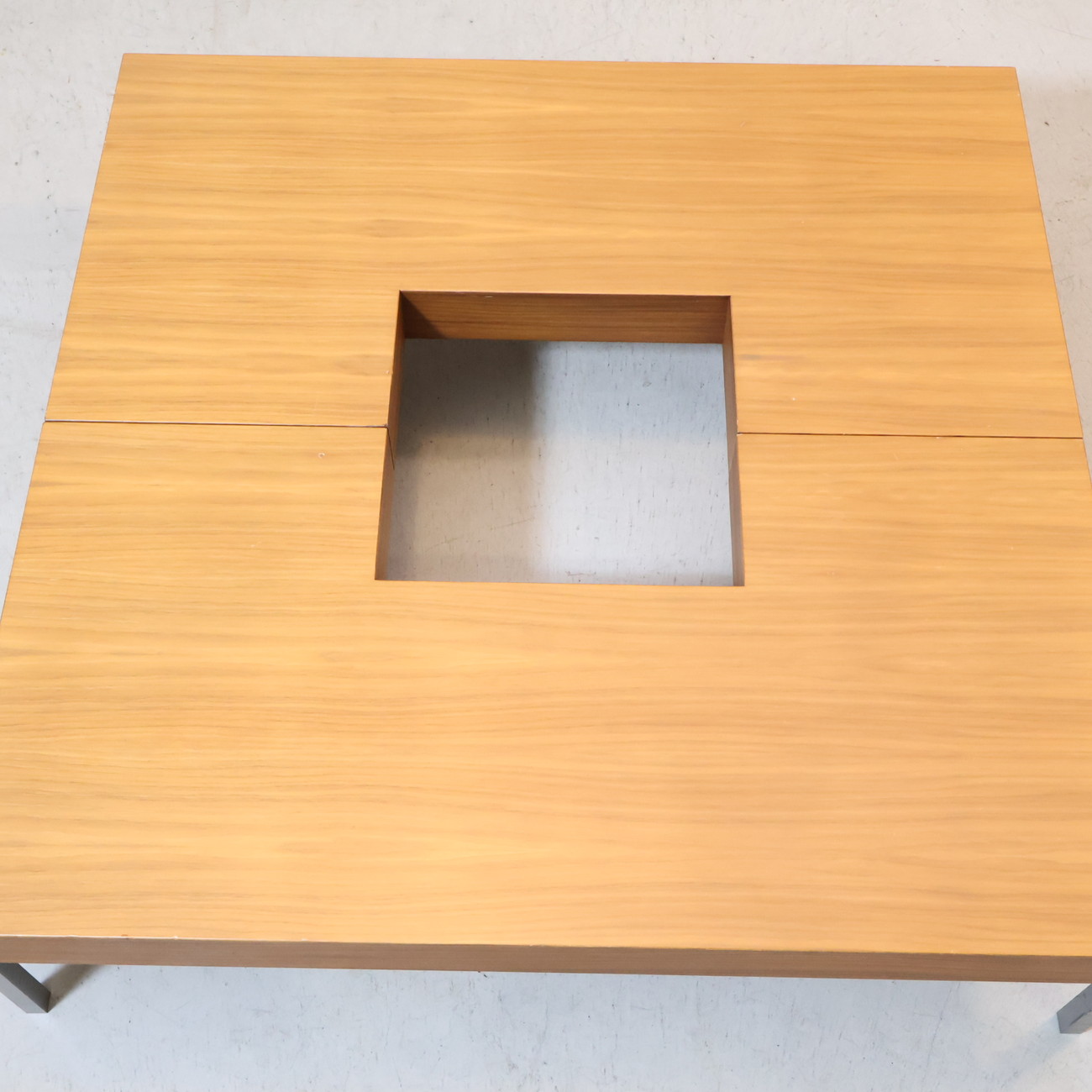 poradapoladaPUZZLE puzzle walnut material living table low table coffee table modern high class ACTUS actus EC405
