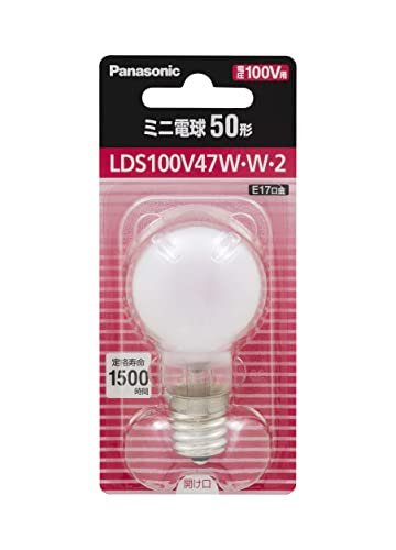  Panasonic Mini лампа arugon газ Mini klip тонн лампа товар-заменитель 100V 50 форма (47W) E17 застежка 35mm диаметр белый 1 штук входит LDS1
