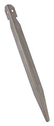  Captain Stag (CAPTAIN STAG) палатка * брезент детали колок titanium V type колок 18cm легкий сделано в Японии M-9721 серебряный 