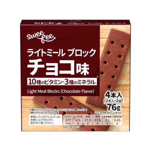 トップバリュ スウィーフィー ライトミールブロック チョコ味 4本入×10セットの商品画像